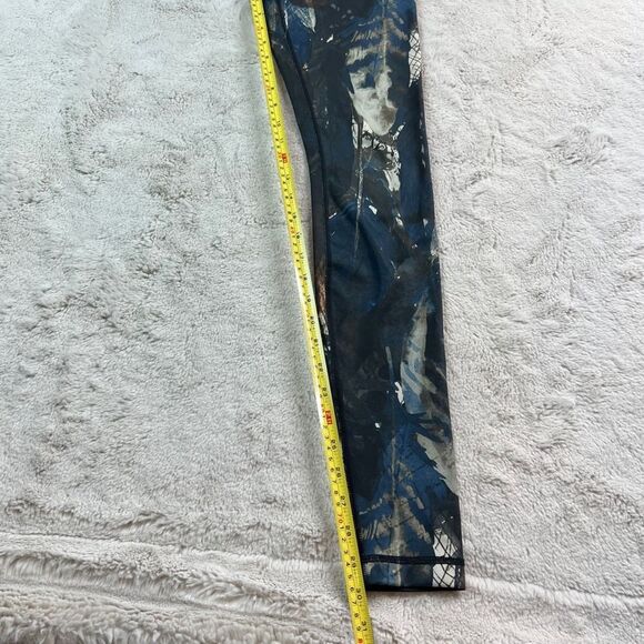 Lululemon Rare Wanderlust Leggings Wander Onder Pant Sz 4 Compass Seawheeze Logo - Picture 7 of 10
